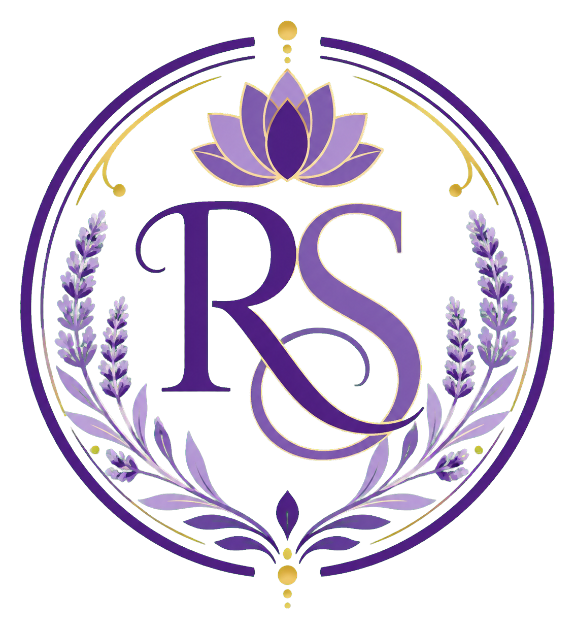 Reiki Soul by Chane RS lotus and lavender emblem